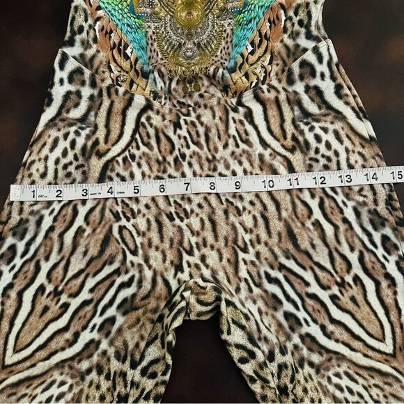 Camilla Catsuit Warrior Wanderlust Animal Print Sleeveless Wore 1X One-Piece XS - Picture 15 of 16
